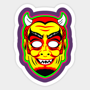 Devil Mask Sticker